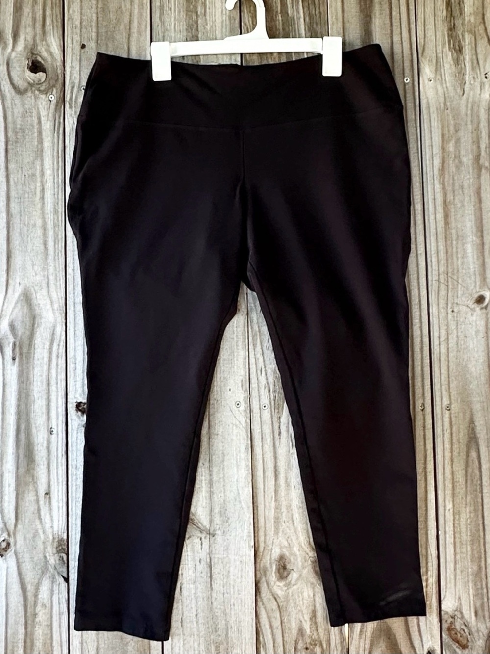 Liz Claiborne Studio Black Stretch Leggings Women’s Plus Size XXL Casual